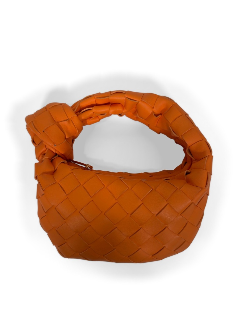 NWT Orange Woven Hobo Bag - Picture 2 of 3